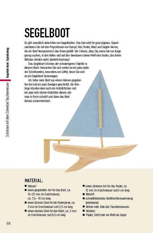 Schnitzen mit dem Schweizer Taschenmesser: 43 spannende Projekte