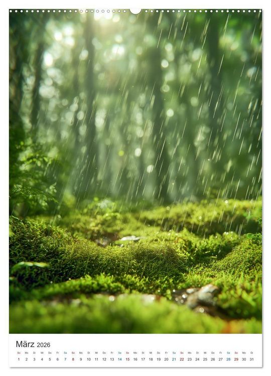 Produktbild: Natur im Jahreslauf (Wandkalender 2026 DIN A2 hoch), CALVENDO Monatskalender