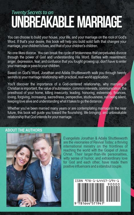 Produktbild: Twenty Secrets to an UNBREAKABLE Marriage