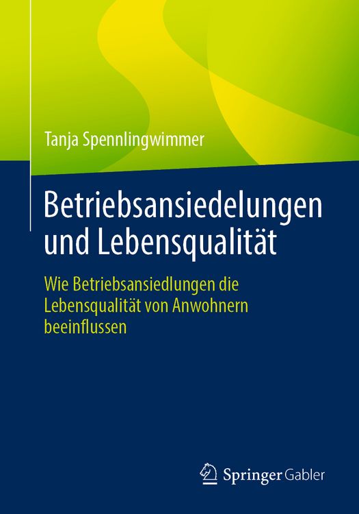 Produktbild: Betriebsansiedelungen und Lebensqualit&auml;t