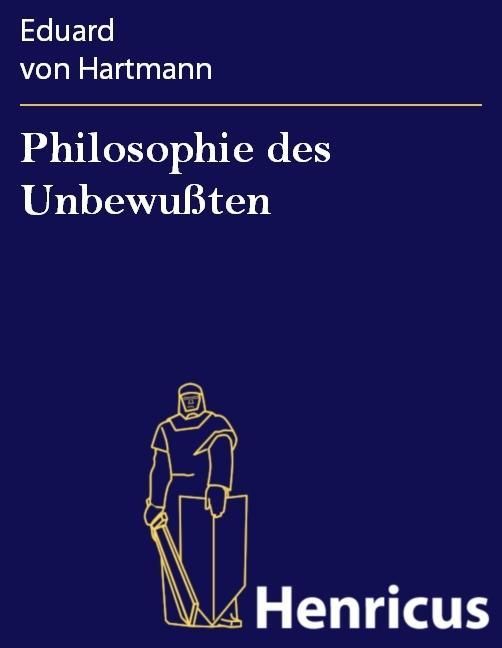 Produktbild: Philosophie des Unbewu&szlig;ten