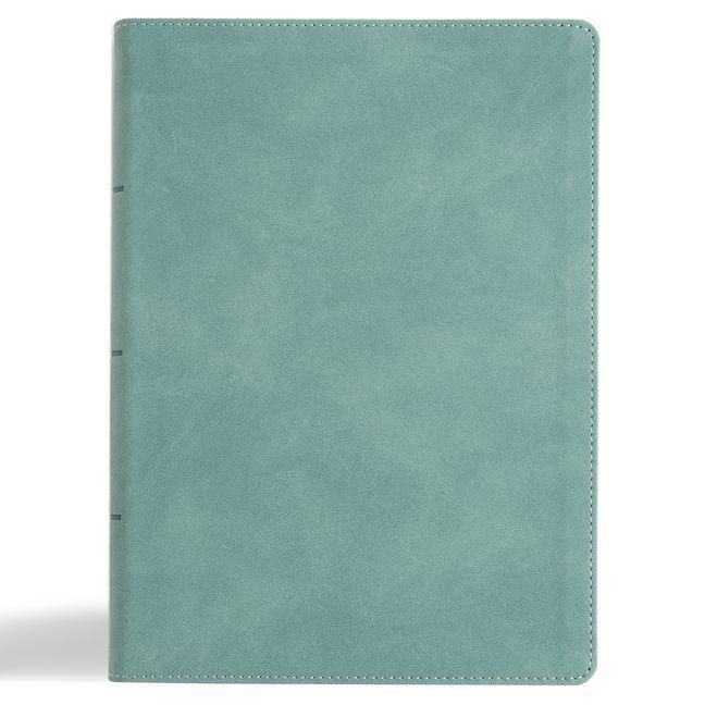 Produktbild: NASB Notetaking Bible, Large Print Edition, Earthen Teal Suedesoft Leathertouch