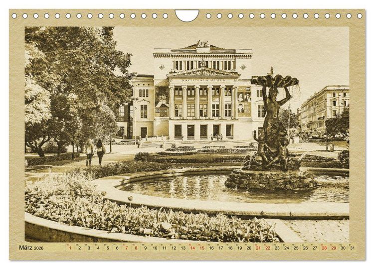 Produktbild: Das Baltikum - Ein Kalender im Zeitungsstil (Wandkalender 2026 DIN A4 quer), CALVENDO Monatskalender