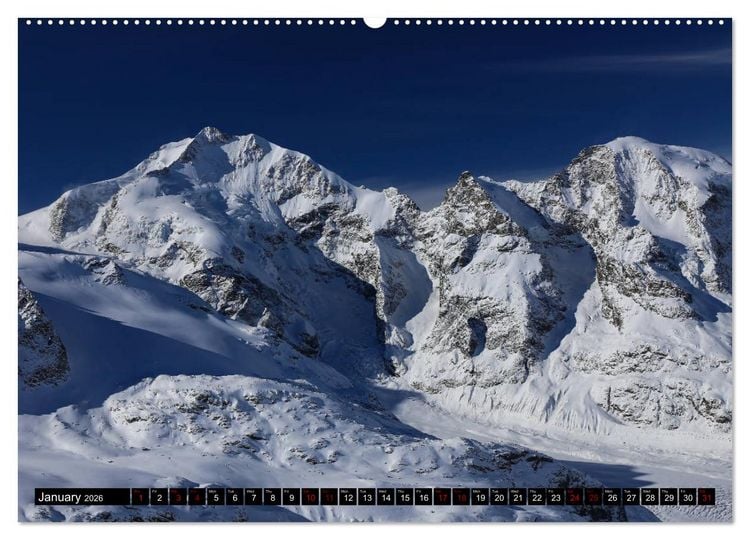 Produktbild: The Upper Engadine (High Quality Premium Wall Calendar 2026 DIN A2 landscape),CALVENDO 12 Month Wall Calendar