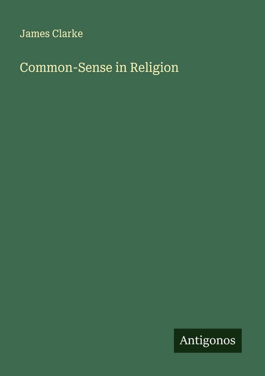 Produktbild: Common-Sense in Religion