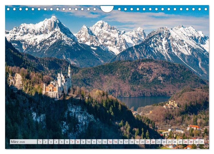 Produktbild: Bayerisches Alpenparadies (Wandkalender 2026 DIN A4 quer), CALVENDO Monatskalender