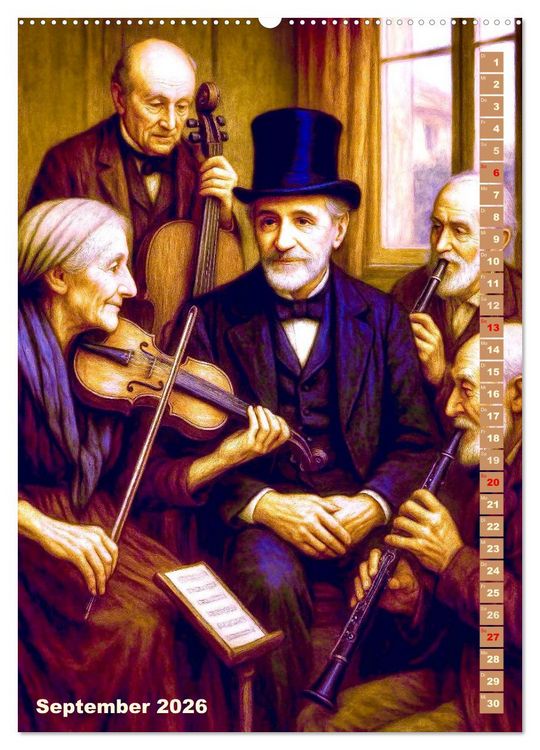 Produktbild: Giuseppe Verdi (Wandkalender 2026 DIN A2 hoch), CALVENDO Monatskalender