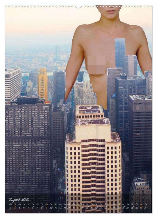 Produktbild: Big Apple Akt (hochwertiger Premium Wandkalender 2026 DIN A2 hoch), Kunstdruck in Hochglanz