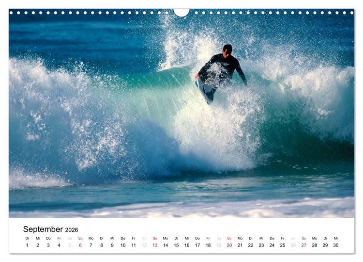 Produktbild: SURF PASSION 2026 Photos von Marion Koell (Wandkalender 2026 DIN A3 quer), CALVENDO Monatskalender