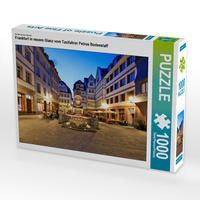 Produktbild: CALVENDO Puzzle Frankfurt in neuem Glanz vom Taxifahrer Petrus Bodenstaff 1000 Teile Lege-Gr&ouml;&szlig;e 64 x 48 cm Foto-Puzzle Bild von N N