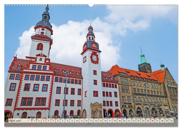 Produktbild: Chemnitz Impressionen aus der Kulturhauptstadt (Wandkalender 2026 DIN A2 quer), CALVENDO Monatskalender