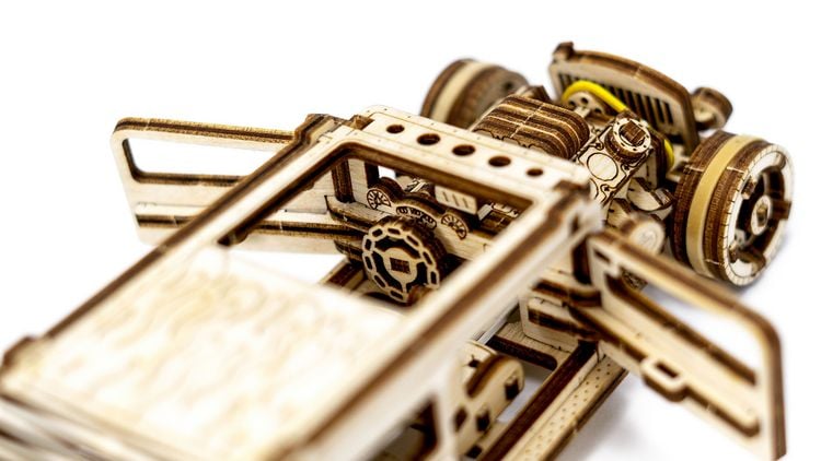 Produktbild: Revell Holz Tiny Adventures - Hot Rod Automodell Bausatz