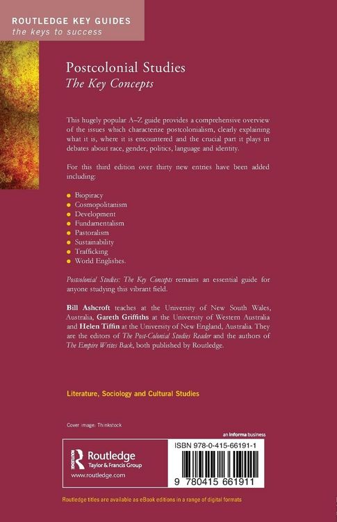 Produktbild: Post-Colonial Studies: The Key Concepts