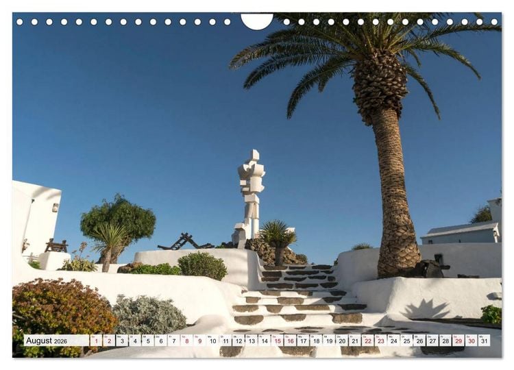 Produktbild: Kanarische Inseln - Lanzarote (Wandkalender 2026 DIN A4 quer), CALVENDO Monatskalender