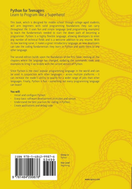 Produktbild: Python for Teenagers