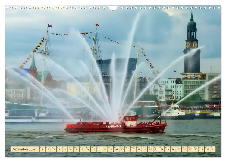 Produktbild: Feuerwehr - weltweit im Einsatz (Wandkalender 2026 DIN A3 quer), CALVENDO Monatskalender