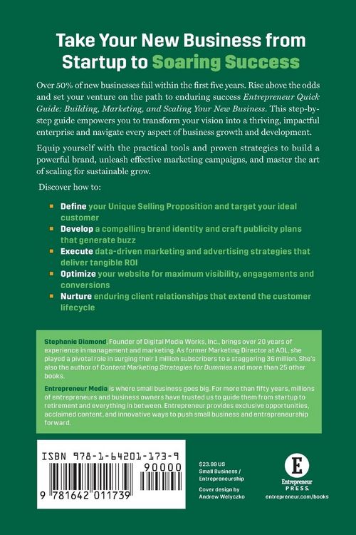 Produktbild: Building, Marketing, and Scaling Your New Business
