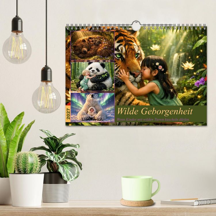 Produktbild: Wilde Geborgenheit (Wandkalender 2027 DIN A4 quer), CALVENDO Monatskalender
