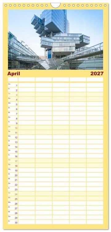 Produktbild: Familienplaner 2027 - Hannover - Momente einer Reise mit 5 Spalten (Wandkalender, 21 x 45 cm) CALVENDO