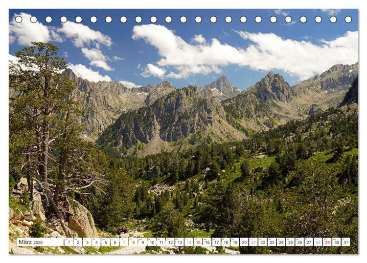 Produktbild: Spanien - die Pyren&auml;en (Tischkalender 2026 DIN A5 quer), CALVENDO Monatskalender