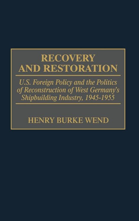 Produktbild: Recovery and Restoration