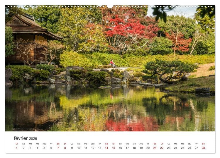 Produktbild: Jardiner au Japon (Calendrier mural 2026 DIN A2 vertical) calendrier de bureau