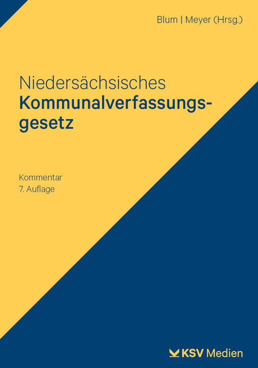Produktbild: Nieders&auml;chsisches Kommunalverfassungsgesetz (NKomVG)