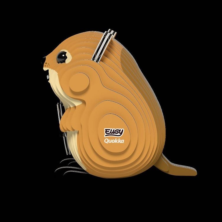 Produktbild: EUGY - 3D Bastelset Kurzschwanzk&auml;nguru