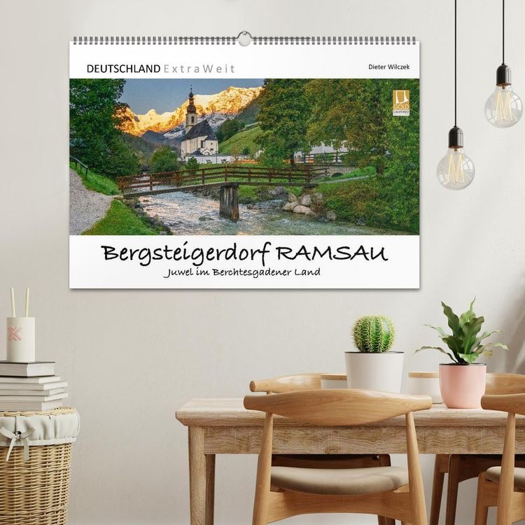 Produktbild: Bergsteigerdorf RAMSAU - Juwel im Berchtesgadener Land (Wandkalender 2027 DIN A2 quer), CALVENDO Monatskalender