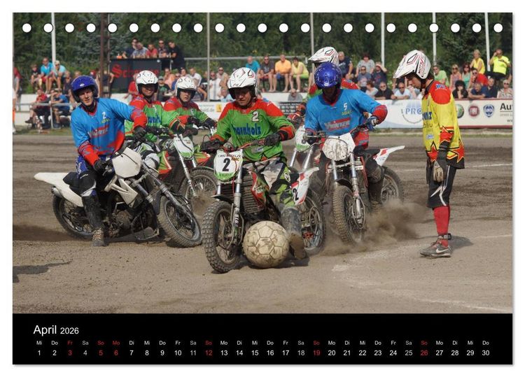 Produktbild: Motorsport: Motoball (Tischkalender 2026 DIN A5 quer), CALVENDO Monatskalender
