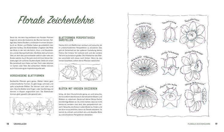 Produktbild: Aquarell-Effekte Blumen