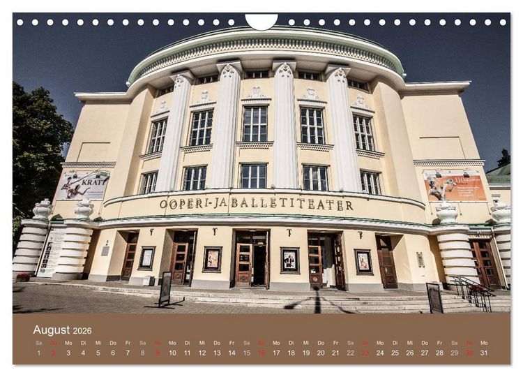 Produktbild: Tallinn - Streifzug durch die Altstadt (Wandkalender 2026 DIN A4 quer), CALVENDO Monatskalender