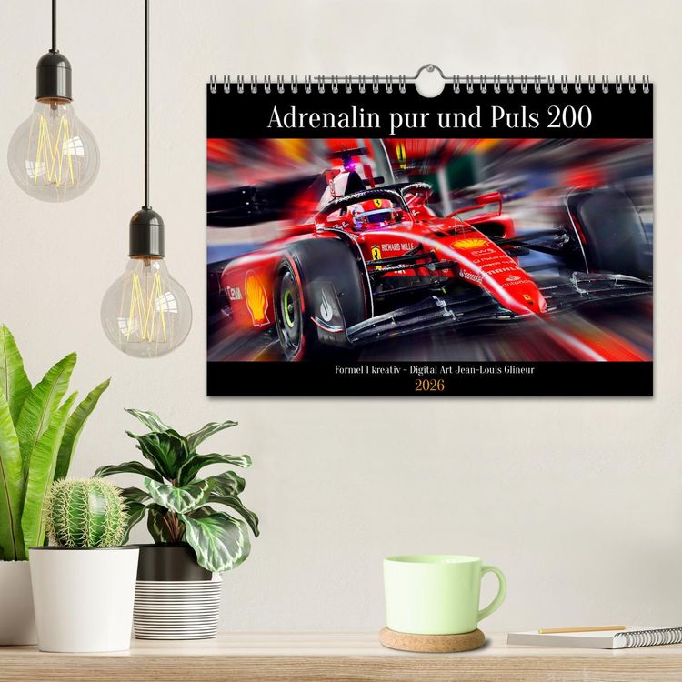 Produktbild: Adrenalin pur und Puls 200 (Wandkalender 2026 DIN A4 quer), CALVENDO Monatskalender
