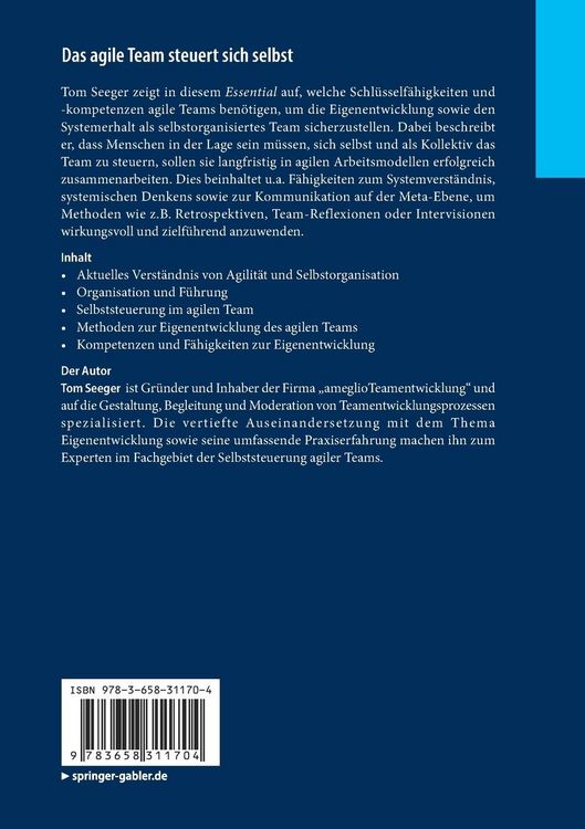 Produktbild: Das agile Team steuert sich selbst