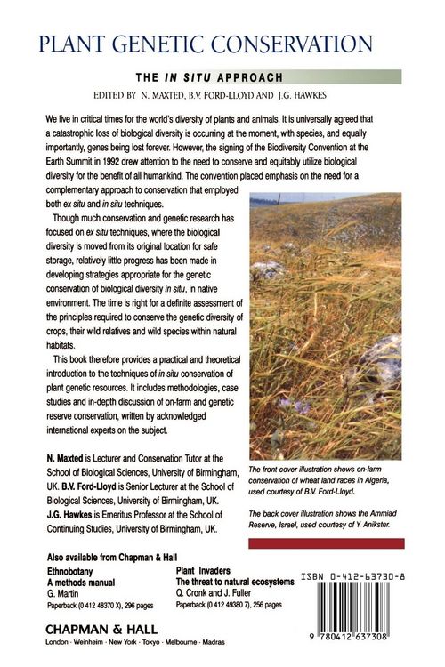 Produktbild: Plant Genetic Conservation