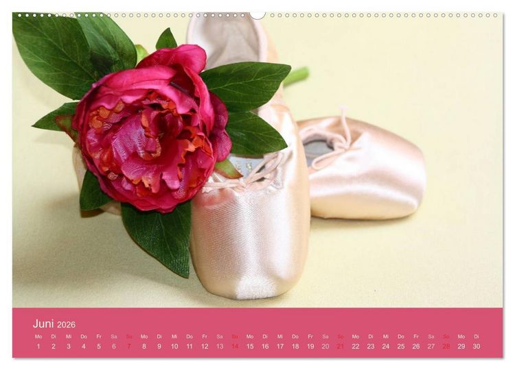 Produktbild: M&auml;dchentr&auml;ume - Ballett und Tanz (hochwertiger Premium Wandkalender 2026 DIN A2 quer), Kunstdruck in Hochglanz