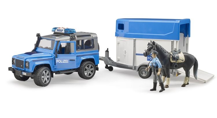 Produktbild: Bruder 02588 Land Rover Defender Polizeifahrzeug