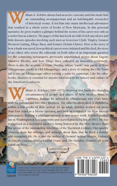 Produktbild: Memoirs, Episodes in New Mexico History, 1892-1969