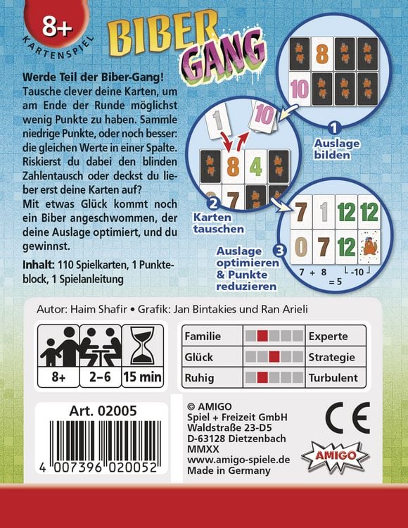 Produktbild: Biber-Gang (Spielkarten)
