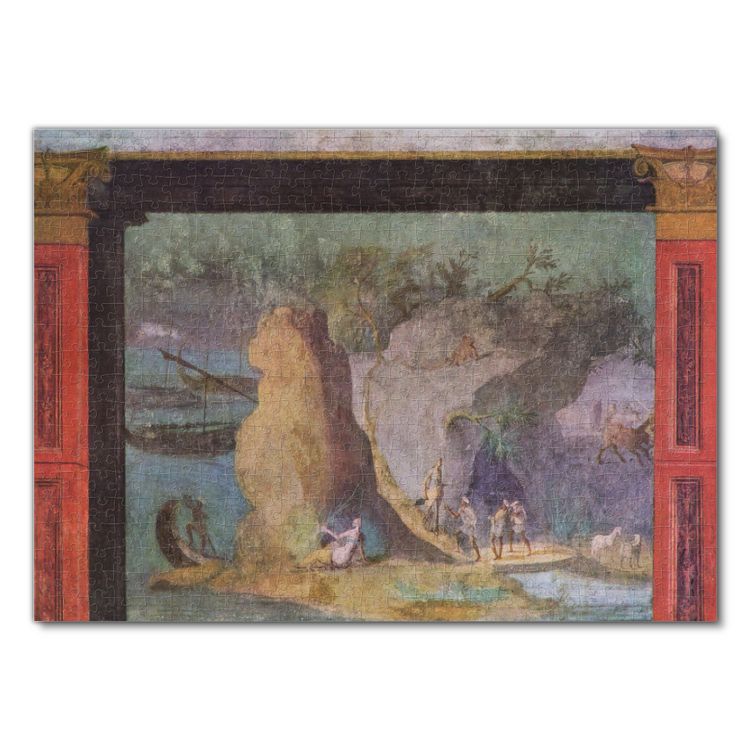 Produktbild: Lais Puzzle R&ouml;mischer Meister um 125 v. Chr. - Landschaft zur Odyssee 500 Teile