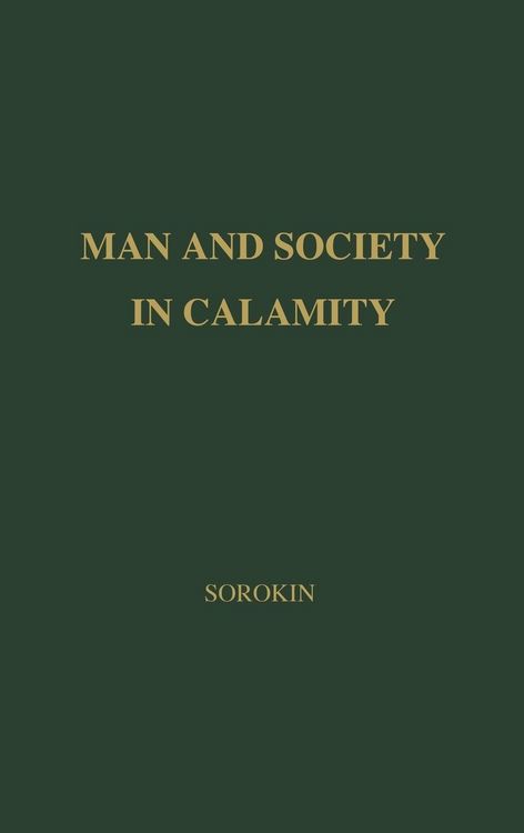 Produktbild: Man and Society in Calamity