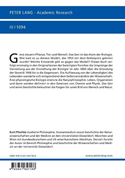 Produktbild: Das Gen und seine Geschichte