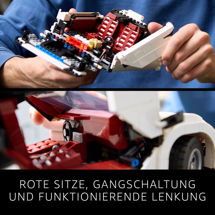 Produktbild: LEGO Icons Lamborghini Countach 5000 Quattrovalvole, Modellauto 10337