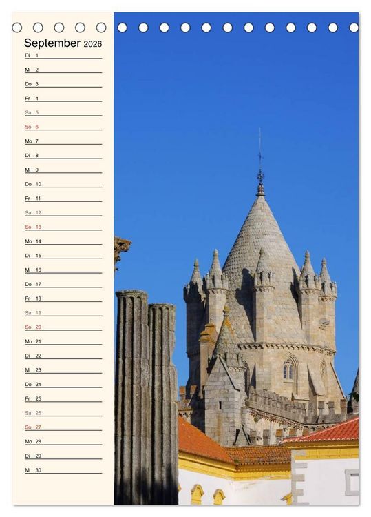 Produktbild: Portugal (Tischkalender 2026 DIN A5 hoch), CALVENDO Monatskalender
