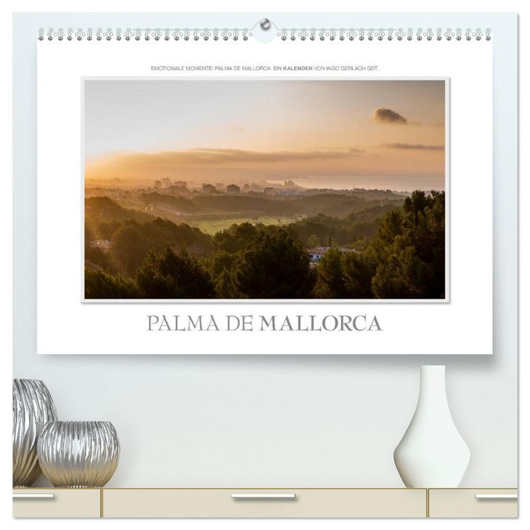 Produktbild: Emotionale Momente: Palma de Mallorca (hochwertiger Premium Wandkalender 2026 DIN A2 quer), Kunstdruck in Hochglanz