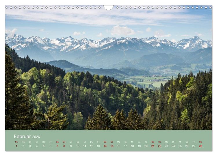 Produktbild: Heimweh Allg&auml;u 2026 (Wandkalender 2026 DIN A3 quer), CALVENDO Monatskalender
