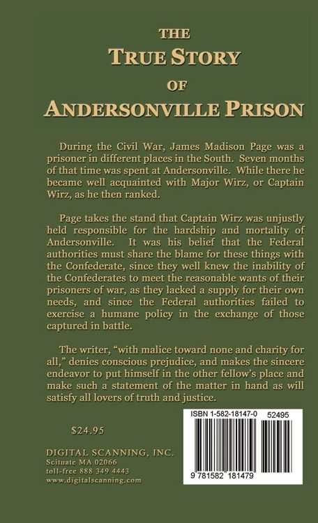 Produktbild: The True Story of Andersonville Prison