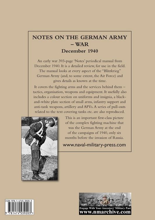 Produktbild: Notes On The German Army-War