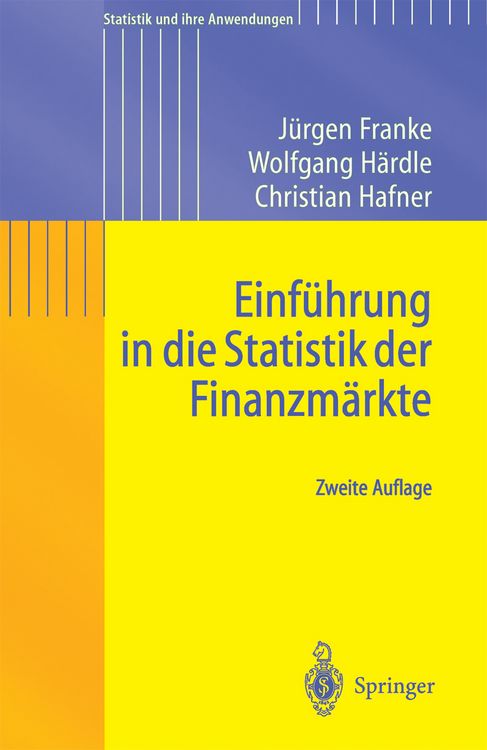 Produktbild: Einf&uuml;hrung in die Statistik der Finanzm&auml;rkte