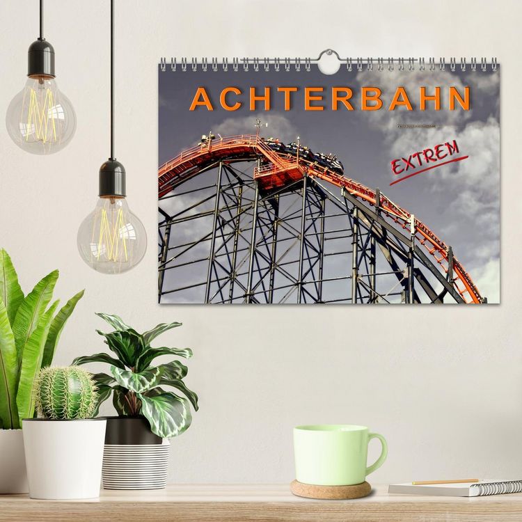 Produktbild: Achterbahn - extrem (Wandkalender 2026 DIN A4 quer), CALVENDO Monatskalender